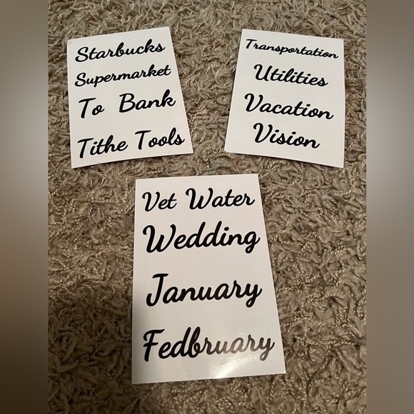 Brand New/Unused Budget Binder with Label Stickers - Picture 11 of 15